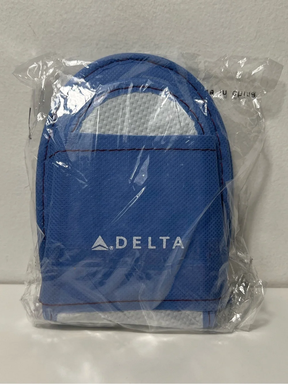 Delta Air Lines Inflight Amenity Disposable Foldable Open Toe Slippers Sandals